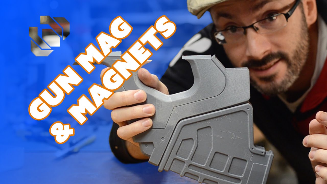 How to 3D Print a Gun Prop from Destiny Part 3: Boolean Gemini Magazine
