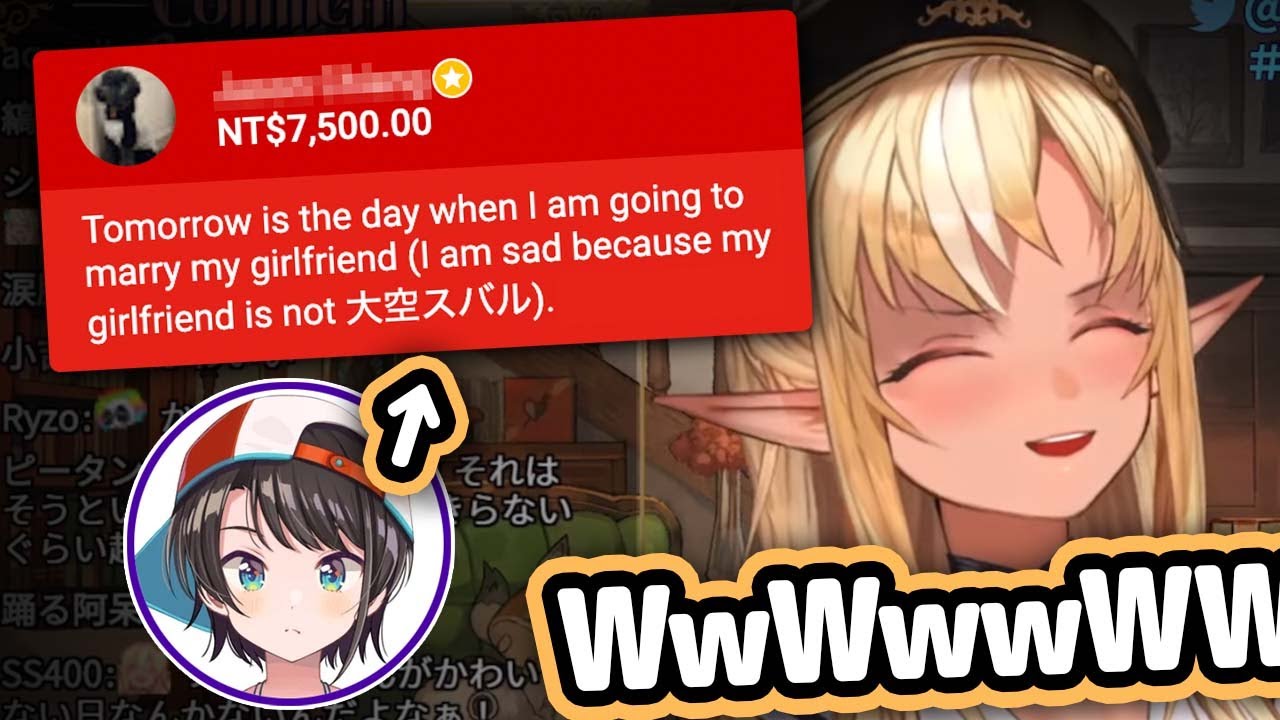 Flare's Reaction To English Superchat Is Hilarious【Hololive】