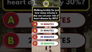 briskly walk lower the stroke risk , Do you know the exact time? #shorts