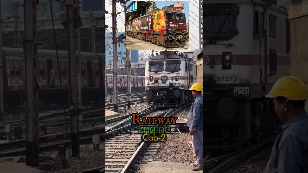 Train 🚆 के Engine 🚂 पर "Cab-2" क्यों 🤔 likha होता hai | 