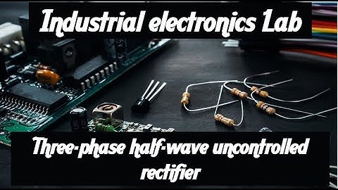 Three-phase half-wave uncontrolled rectifier