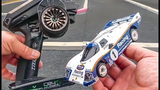 RC car PORSCHE 956 gets unboxed, TUNED and tested!