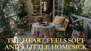 Romantic Pink Floral Fabric English Country | The Heart Feels Soft And A Little Homesick screenshot 2