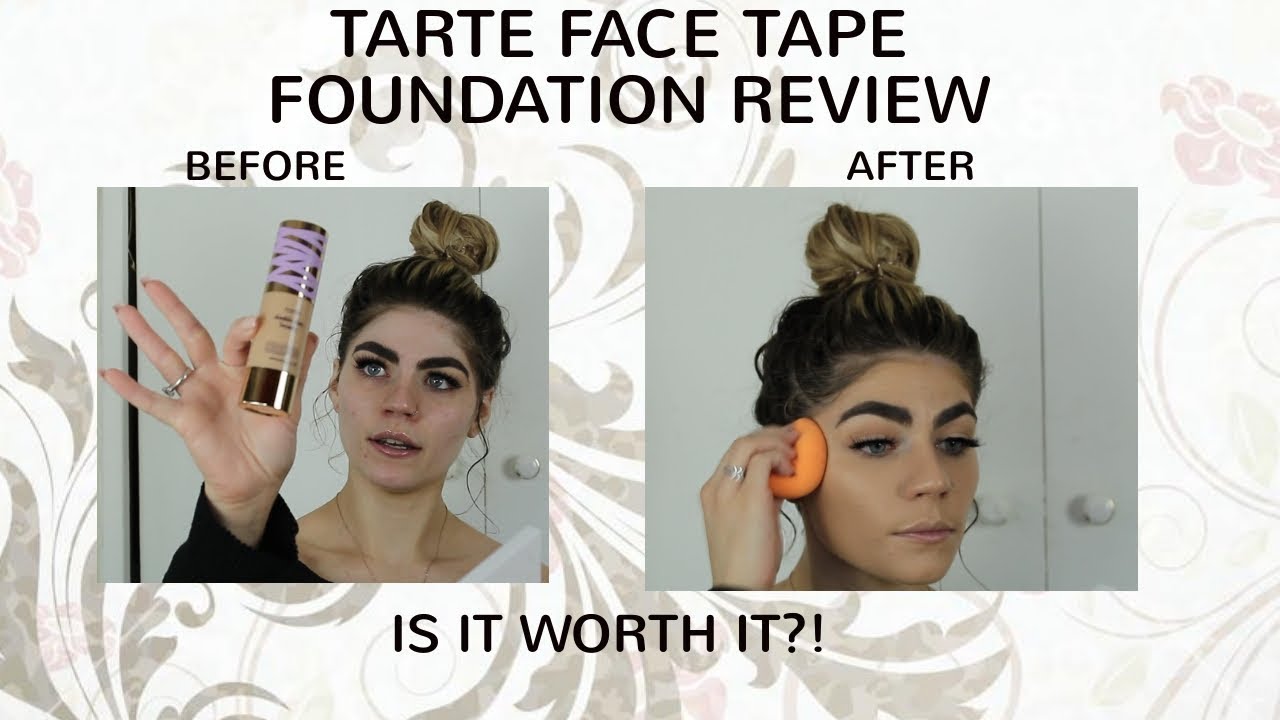 Tarte Face Tape Foundation Review & Wear Test YouTube