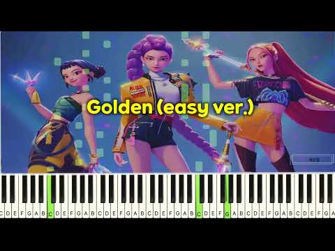 Golden (easy 쉬운버전) - K-pop 데몬 헌터스