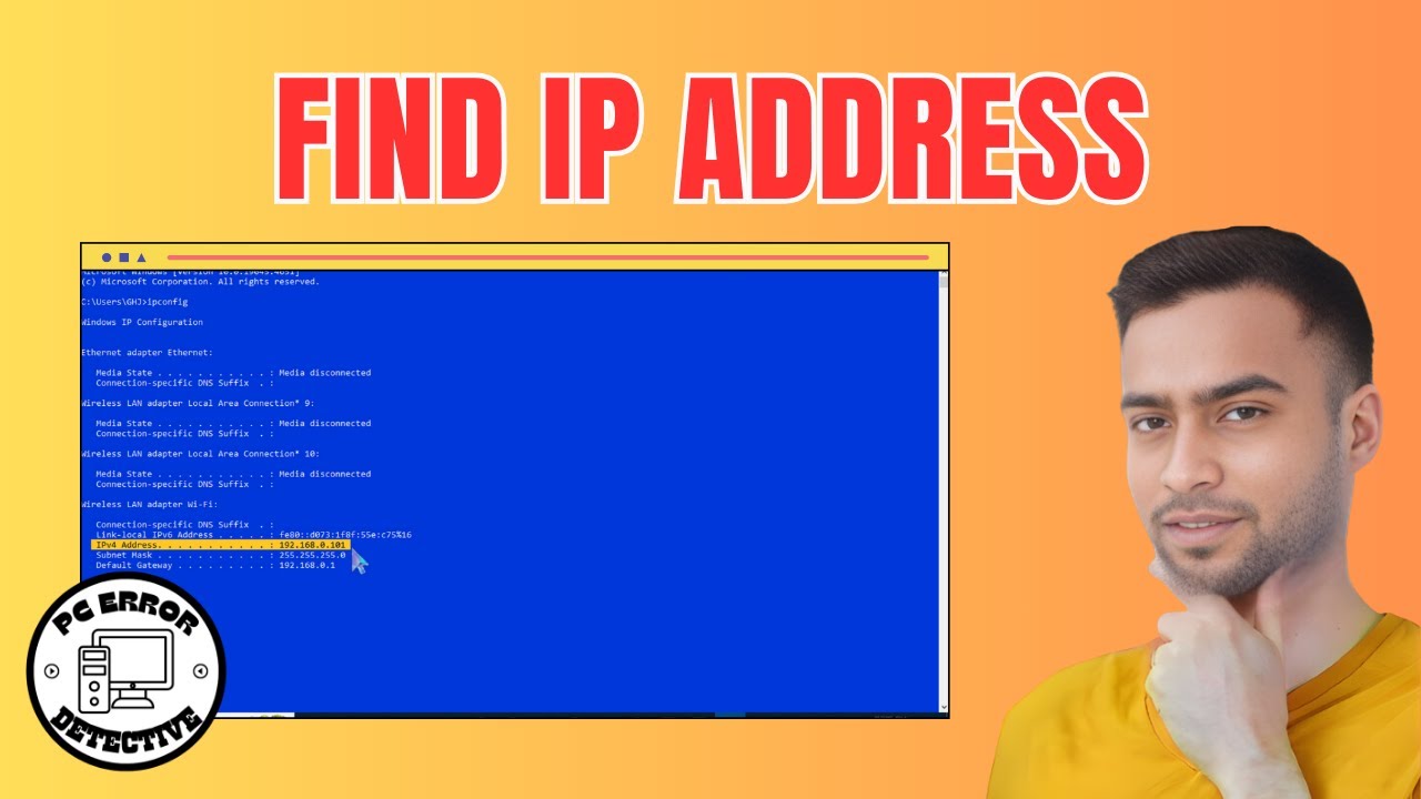 How to Find IP Address in Command Prompt - YouTube