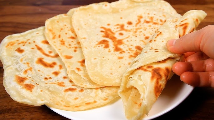 No yeast No oven! Easy and quick milk paratha/flatbread recipe. Simple and delicious - YouTube