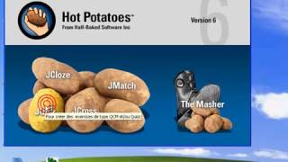 tutorial Hot Potatoes 6  Partie1 (JQuiz, JCloze, JCross, JMatch, JMix, The Masher)