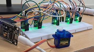 IoT Based Smart Parking System using NodeMCU ESP8266.