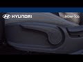 How to Manually Adjust Seat and Headrest | Hyundai