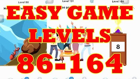 Easy Game Brain Test gameplay walkthrough l3v3ls 86,87.....164 with solution tips | school of gaming