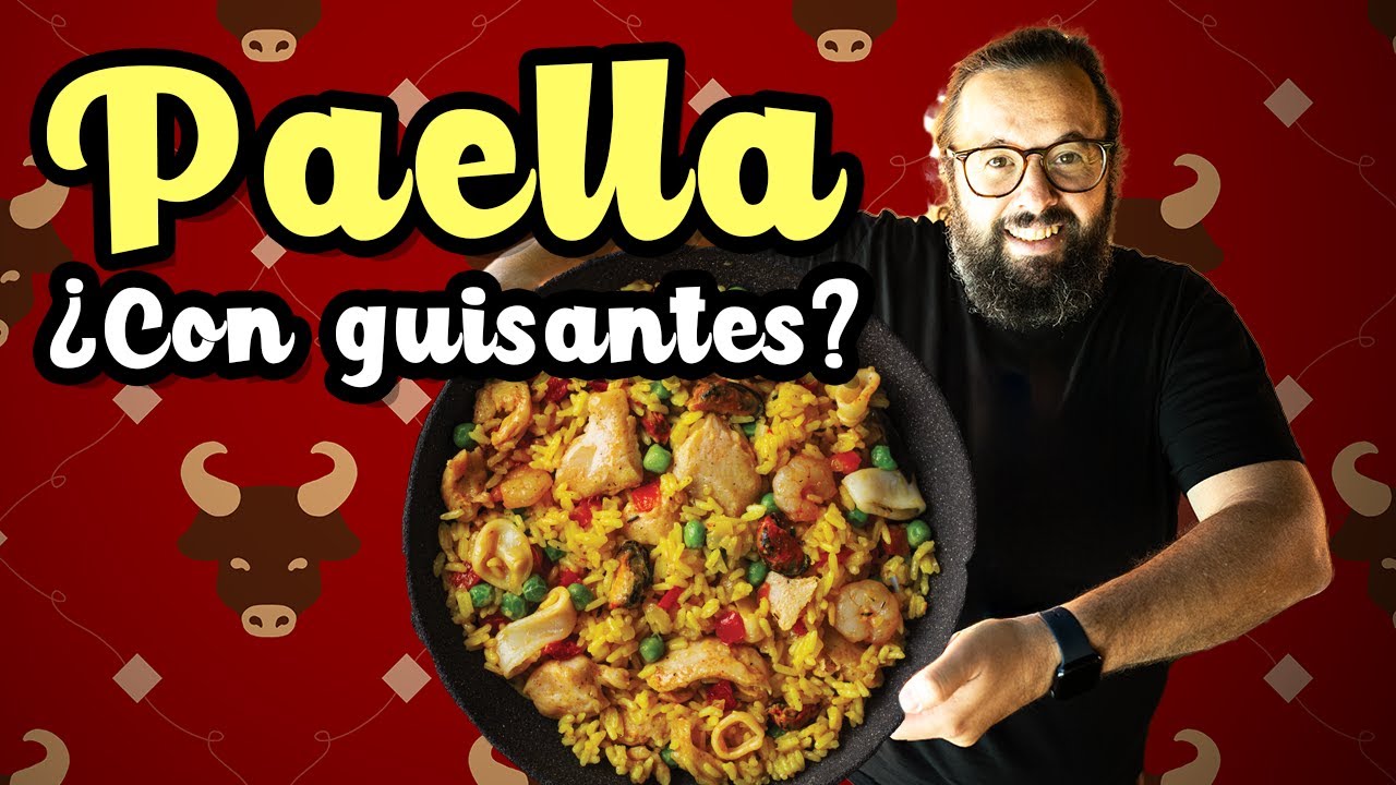 ARGENTINOS prueban la PAELLA DE MARISCOS en SALOU
