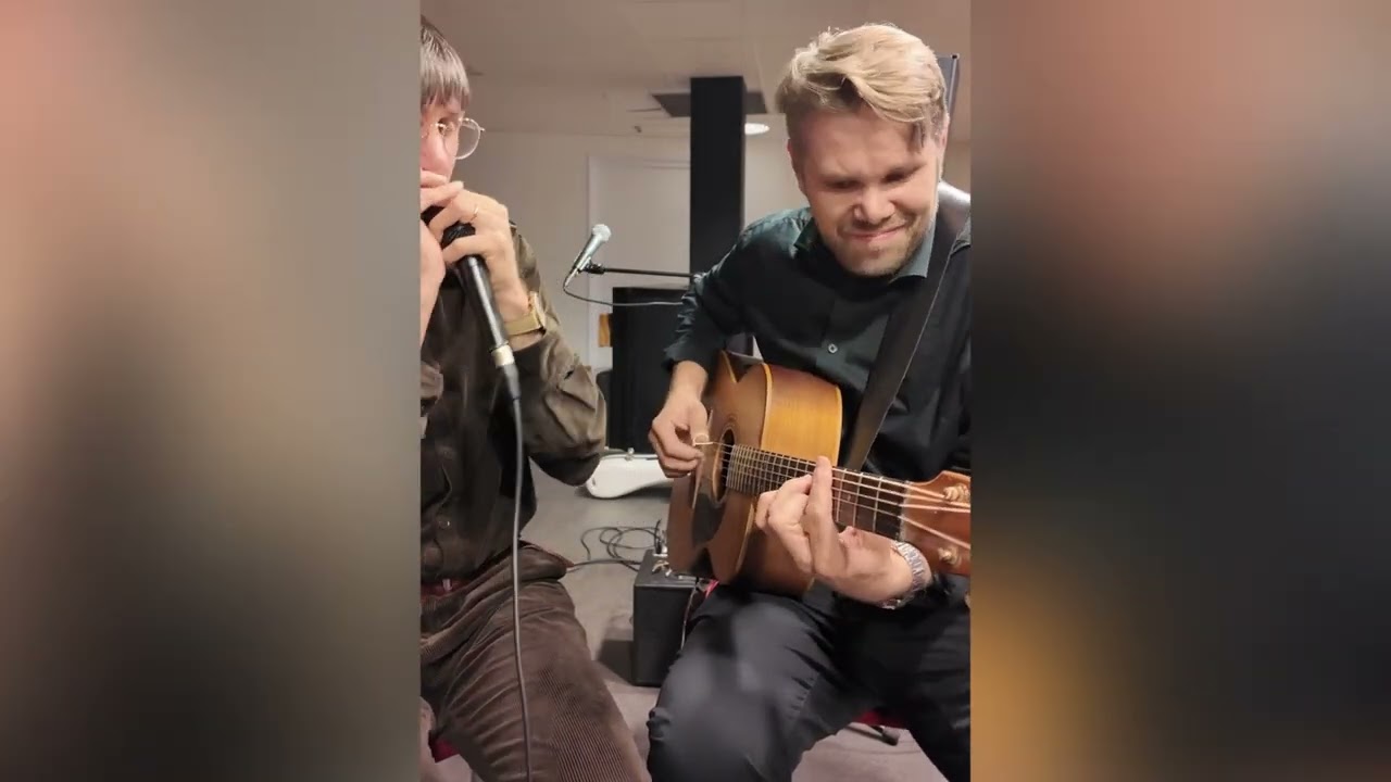 ”While My Guitar Gently Weeps” - harmonica and guitar cover by Filip Jers & Emil Ernebro