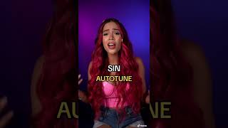 Con AUTOTUNE o sin AUTOTUNE?😳 #Betzabeth #musica #NoEsCulpaMia