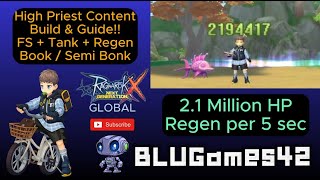 ROX Global | High Priest Guide Build | INSANE Regen / 5 Secs! 🤯 This Regen is ILLEGAL! 😱(Per 5 Secs)