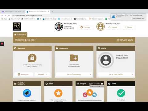 R3 Mortgages Personal Finance Portal - Sending & Receiving Messages