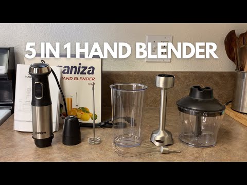 Ganiza 5-in-1 Hand Blender review – one package, four appliances - The  Gadgeteer