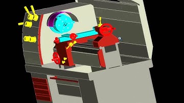 3D lathe Model in Autocad