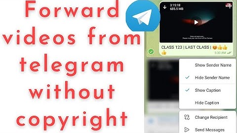 How to forward videos from telegram without copyright| Protect content from copyright