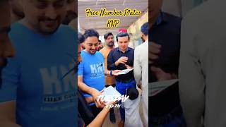 Karachi Nojawan Foundation | Free Number Plates Distribution | Faizan Hussain #shorts #viral