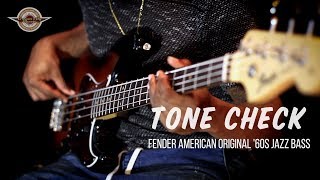 TONE CHECK: Fender American Original '60s Jazz Bass with Rosewood Fingerboard in 3 Color Sunburst