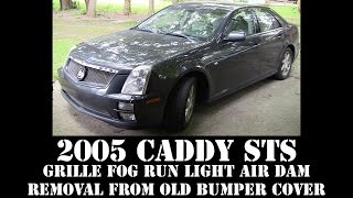 2005 Cadillac STS grille running foglight removal from bumper by JasonDoesDIY 5,422 views 7 years ago 12 minutes, 10 seconds