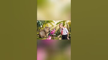 Hùng Trọc mách bố Capy sơn hồng con vẹt 1 tỷ #capybara