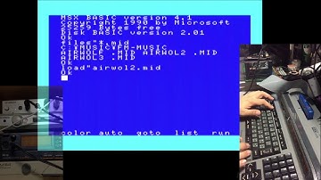 paraMSX-R : A1GT on A1ST (MSX MIDI-BASIC) Rev.2