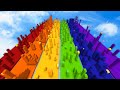 Minecraft: Parkour Stripes Rainbow