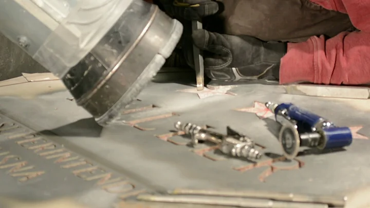 Rock of Ages craftsmen Jason Slayton, Hand Tooling