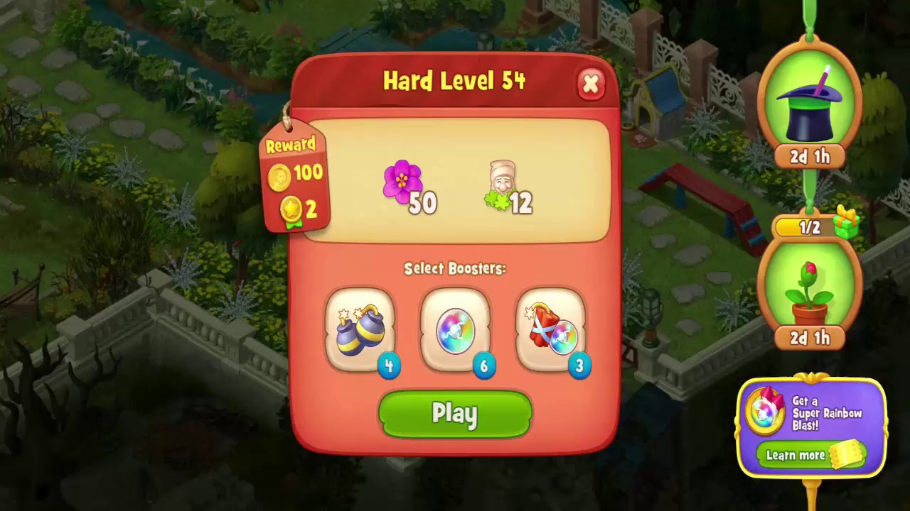 Level 54. Как пройти 54 уровень хоме скейпс где 65 цветков и 11 статуэток.