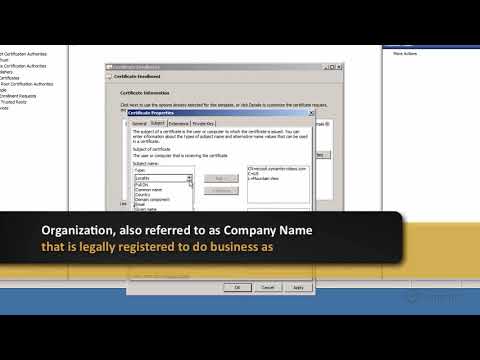 How to Generate CSR with an ECC Algorithm on Microsoft Windows 2008 Servers – Video Tutorials