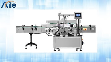 AILE Automatic Flat Bottle Double-sided Labeling Machine Labeler Labeling Machinery