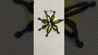 New design/embroidery work #satinstitch #art #handbroidery #sewing#tutorial #shortsviral #shortsfeed