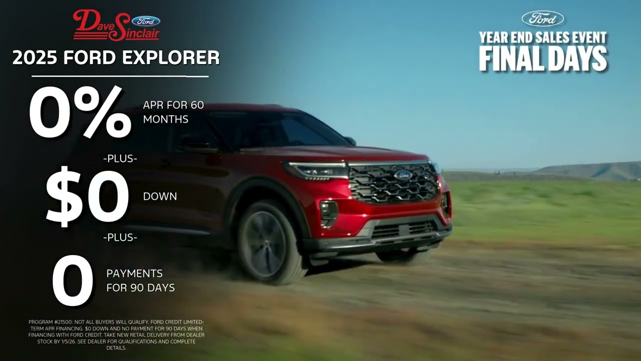 2025 Ford Explorer St. Louis, MO | 2025 Ford Explorer Arnold, MO | Dave Sinclair Ford