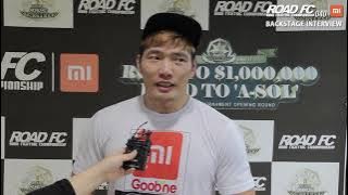 XIAOMI ROAD FC 040 KIM HOON(김훈) BACKSTAGE INTERVIEW