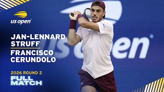 Jan-Lennard Struff vs. Francisco Cerundolo Full Match | 2026 US Open Round 2