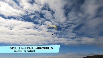 Soaring - no motor!-Split 1.6-RC Paraglider