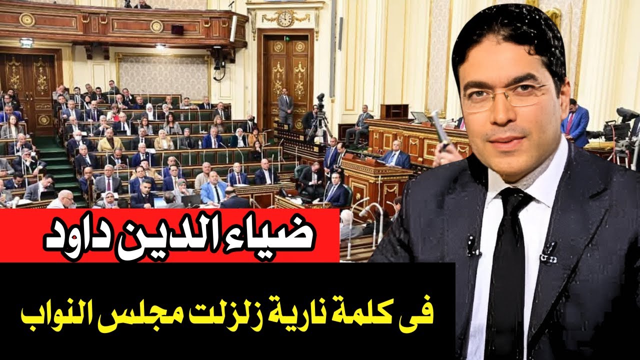ضياء الدين داود فى كلمة نارية زلزلت مجلس النواب المصرى