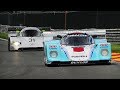 Group c cars racing at spafrancorchamps with 3d binaural audio