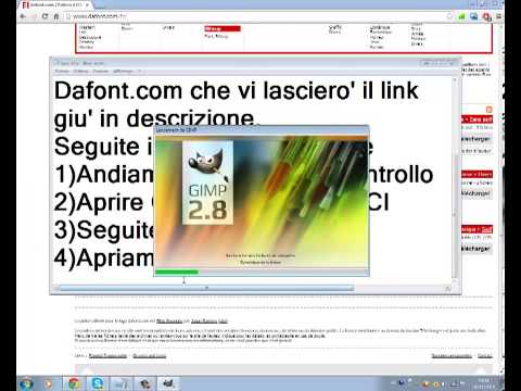CARATTERI PER GIMP SCARICARE