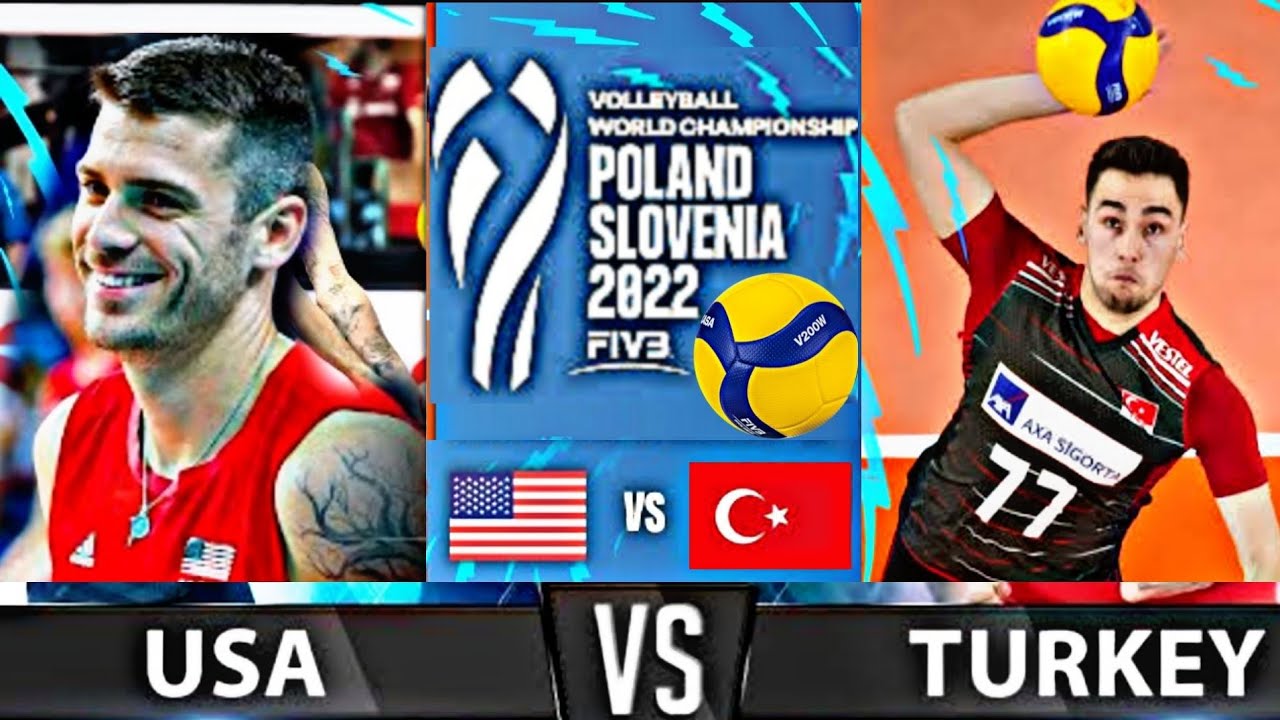Men's World Championships Live USA vs TURKEY (LiveScore) YouTube