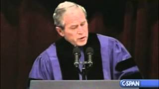 George W Bush Texas A&M University Commencement 2008