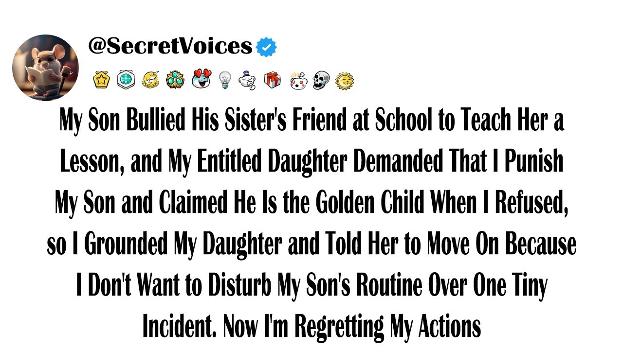 My Son Bullied His Sister's Friend at School to Teach Her a Lesson, and My Entitled Daughter Dema...