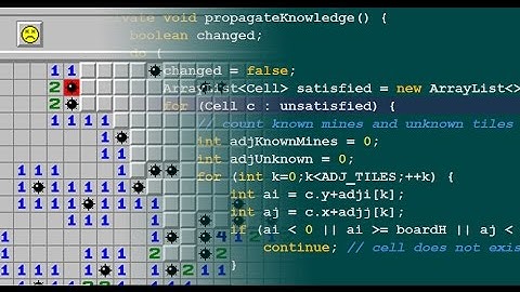 Computers playing games: Minesweeper (X)