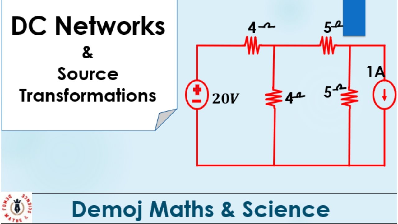 How to Apply Source Transformation in Solving Complex Circuits - YouTube
