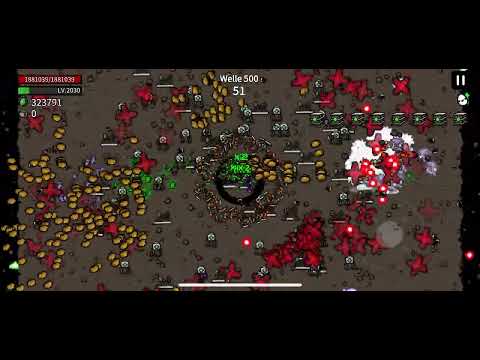 Reaching Wave 500 with the Demon in Brotato:Premium