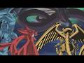 Yugi Summons ALL THREE Egyptian Gods! (Full Battle)