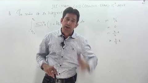 JEE-MAIN- 2018 online Exam Paper solutions 15th April 2018-1 morning slot