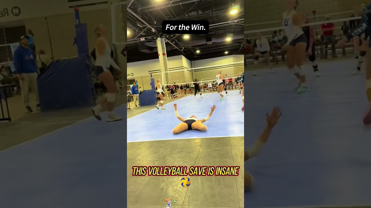 This Volleyball Save Is Insane.#Volleyball#Save#Sports#Insane#Shorts